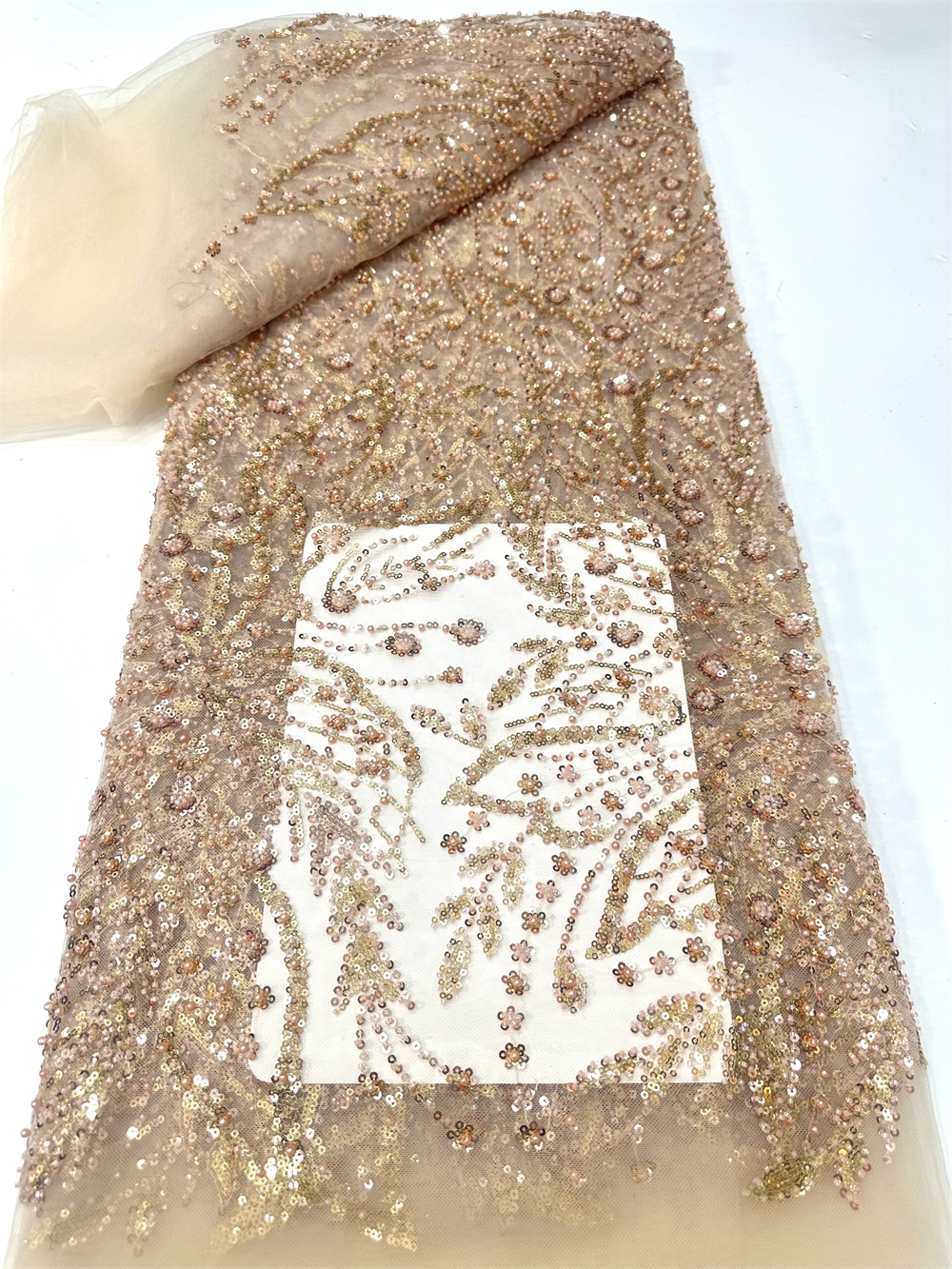 African Luxury French Beaded L - Glitter Tablecloth 评论和价格
