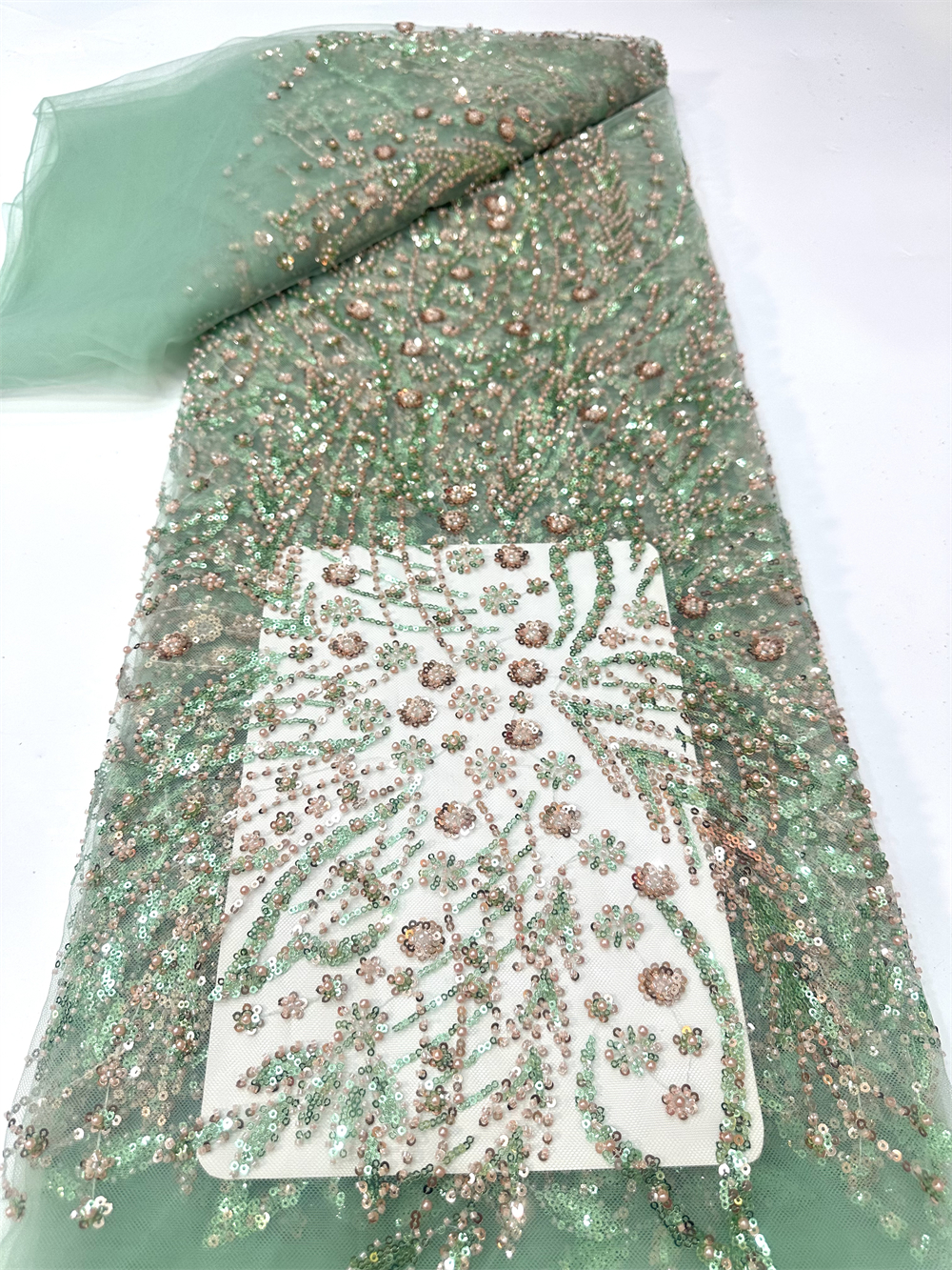 African Luxury French Beaded L - Glitter Tablecloth 评论和价格