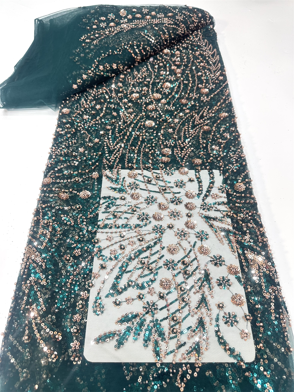 African Luxury French Beaded L - Glitter Tablecloth 评论和价格