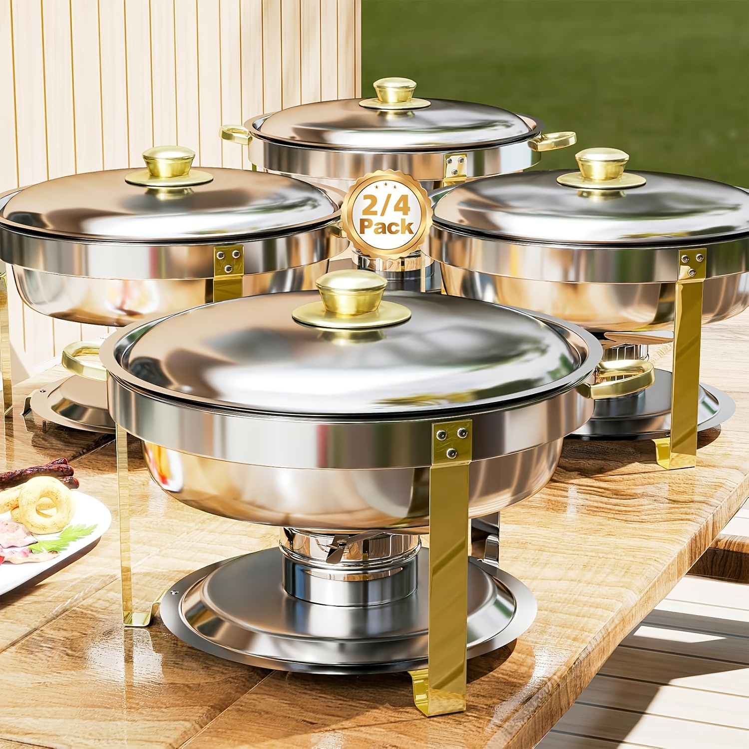 6/9QT Chafing Dishes For Buffe - Event & Party Supply Photos 评论和价格