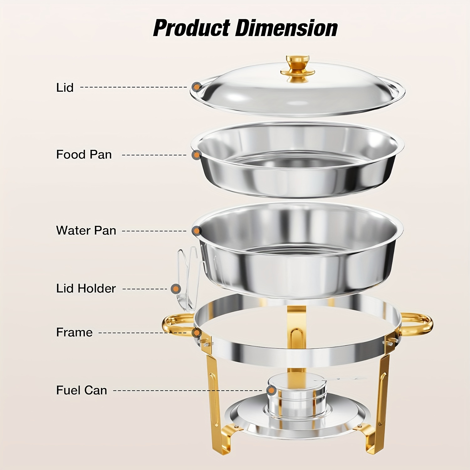 6/9QT Chafing Dishes For Buffe - Event & Party Supply Photos 评论和价格