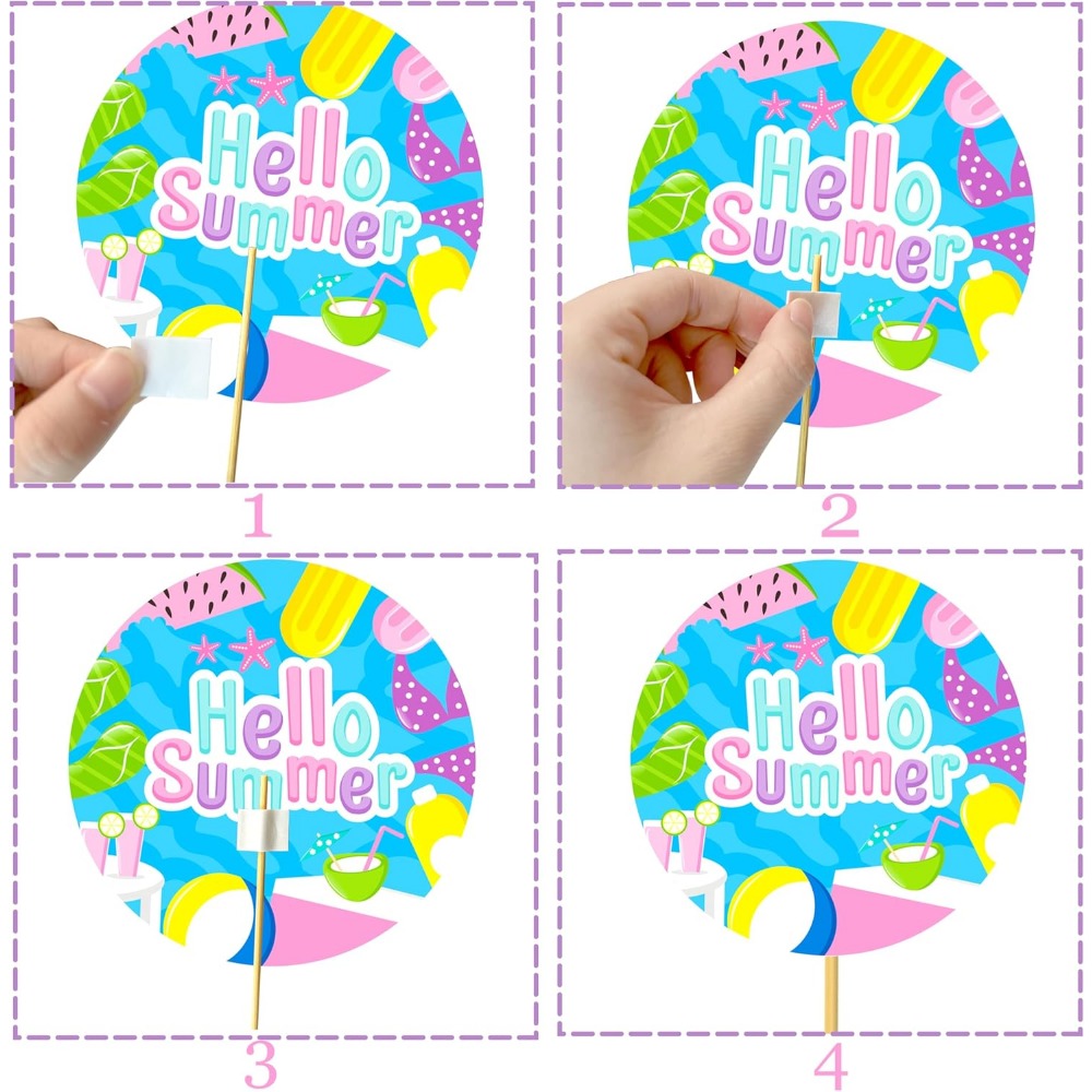 18pcs Summer Pool Party Center - Centerpiece Stick 评论和价格